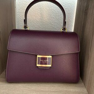 Kate Spade Katy Medium Top-handle Bag in Deep Cherry